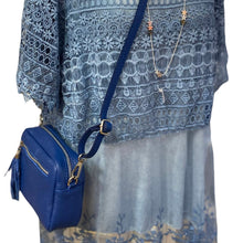 Load image into Gallery viewer, CHRISTINA  Italian leather small cross body bag
