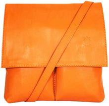 Load image into Gallery viewer, PEYTON Italian leather large cross body bag
