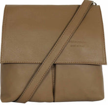 Load image into Gallery viewer, PEYTON Italian leather large cross body bag
