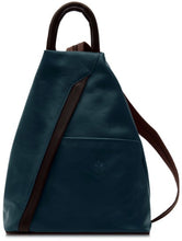 Load image into Gallery viewer, PAMELA     Italian soft leather medium sized backpack
