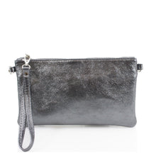 Load image into Gallery viewer, MICHELLE  Italian soft leather clutch/cross body bag
