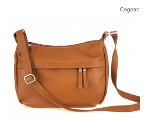 DONNA    Medium size leather cross body/shoulder bag