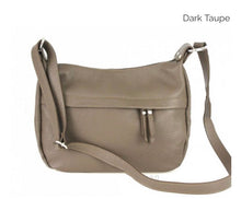 Load image into Gallery viewer, DONNA    Medium size leather cross body/shoulder bag
