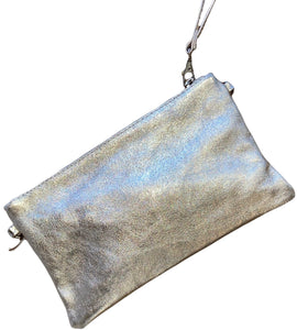 MICHELLE  Italian soft leather clutch/cross body bag