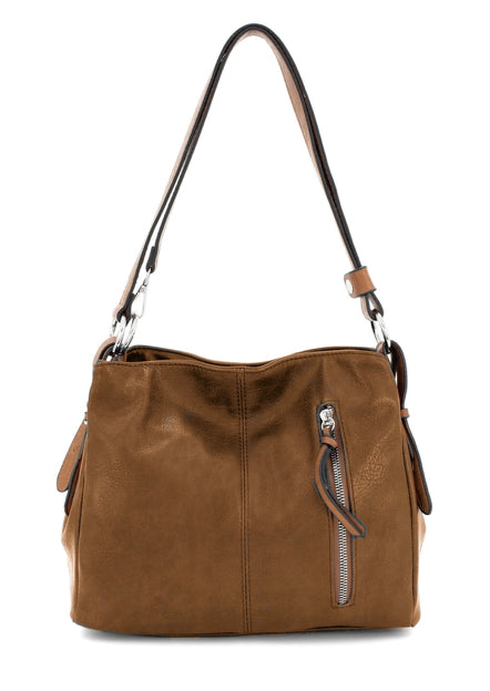 Two tone sales shoulder bag