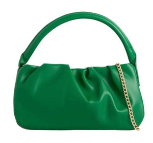 Leather-look mini grab bag