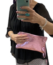 Load image into Gallery viewer, MICHELLE  Italian soft leather clutch/cross body bag
