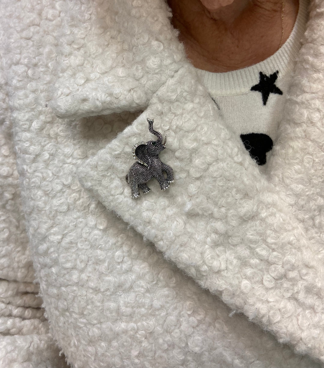 Elephant brooch