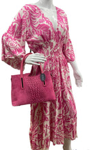 Load image into Gallery viewer, Floral shirred waist midi dress
