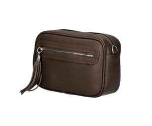 TAMMY Italian leather large cross body bag