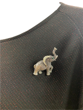Load image into Gallery viewer, Elephant brooch

