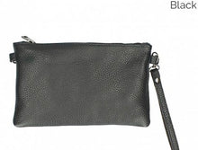 Load image into Gallery viewer, MICHELLE  Italian soft leather clutch/cross body bag
