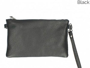 MICHELLE  Italian soft leather clutch/cross body bag
