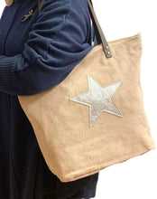 Load image into Gallery viewer, ISABELLA  Genuine suede bag with silver star
