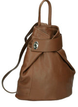 Load image into Gallery viewer, STEPHANIE  Italian leather backpack
