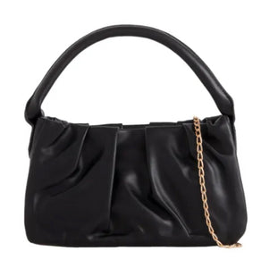 Leather-look mini grab bag