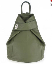 Load image into Gallery viewer, STEPHANIE  Italian leather backpack
