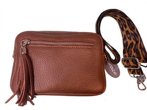 CHRISTINA  Italian leather small cross body bag