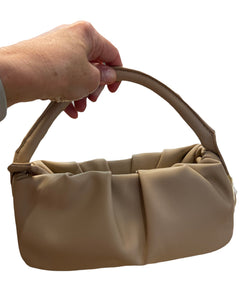 Leather-look mini grab bag