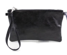 Load image into Gallery viewer, MICHELLE  Italian soft leather clutch/cross body bag
