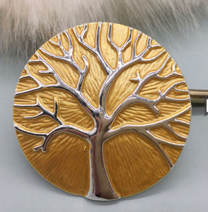 Magnetic ‘tree of life’ brooch