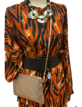 Load image into Gallery viewer, MICHELLE  Italian soft leather clutch/cross body bag

