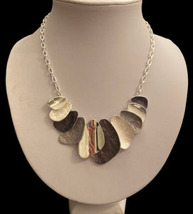 Shades of Grey statement necklace
