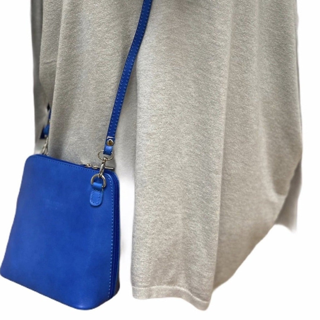 OLIVIA  Small Italian leather cross body bag