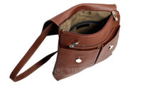 Load image into Gallery viewer, PEYTON Italian leather large cross body bag
