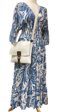Load image into Gallery viewer, Floral shirred waist midi dress

