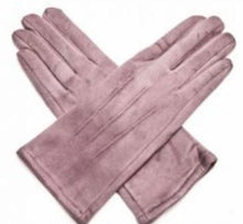 Load image into Gallery viewer, Faux suede gloves with touch screen fingertip - 10 colours
