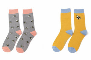 BAMBOO SOCKS - now available in two pair boxes or single pairs